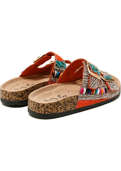 Kadın Terlik 25Y102-2 Tr Guja Turuncu indirimleri