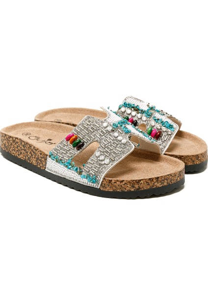 Kadın Terlik 25Y102-6 By Guja Beyaz modelleri