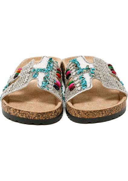 Kadın Terlik 25Y102-6 By Guja Beyaz fırsatları