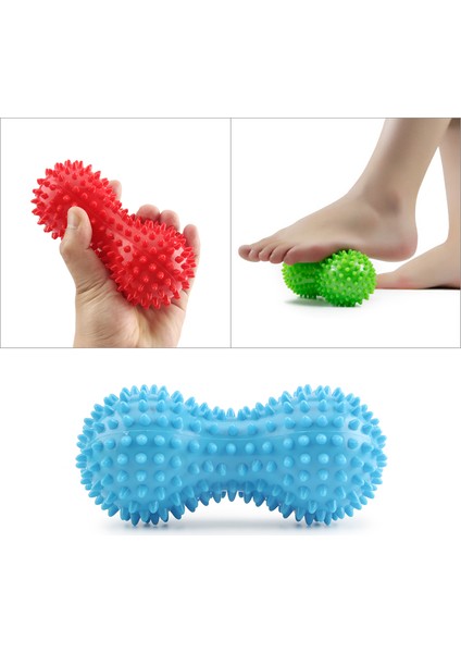 Mavi Top Stili Sert Fıstık Masajı Yoga Topu Rölyef Fıstık Noktası Top Terapisi Sağlık Spor Salonu Kas (Yurt Dışından)