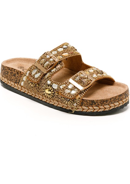 Kadın Terlik 25Y183-1 Alt Guja Altın fiyatları