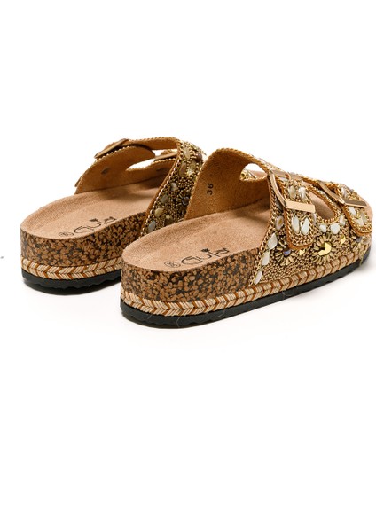 Kadın Terlik 25Y183-1 Alt Guja Altın indirimleri