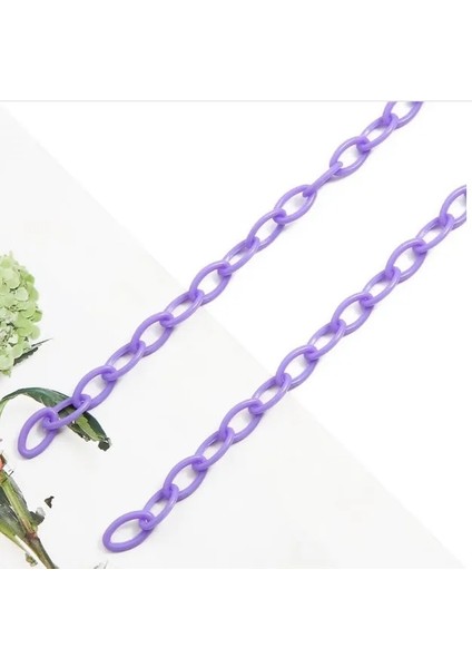 Stil 2 4 Adet Şeker Renkli Akrilik Zincir Takı Malzemesi Diy El Yapımı Yaratıcı Maske Anahtar Kolye Aksesuarları (Yurt Dışından) modelleri
