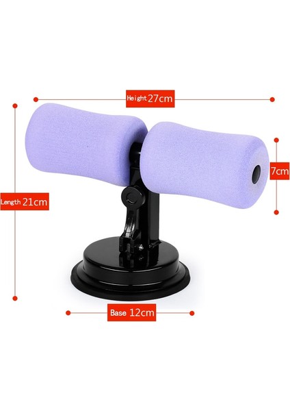 Mor Tarzı Kendinden Emişli Sit Up Barlar Karın Çekirdeği Egzersiz Kuvvet Eğitimi Ayarlanabilir Sit Up Assist Bar Standı Ev Için Fitness Ekipmanları (Yurt Dışından)