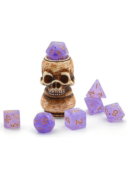 Et Mor Girdap Dnd Zar Seti D4~D20 Warhammer Dungeons And Dragons Için Çokyüzlü Zar Rol Oynama Masa Oyunu D&d Rpg Mtg (Yurt Dışından)