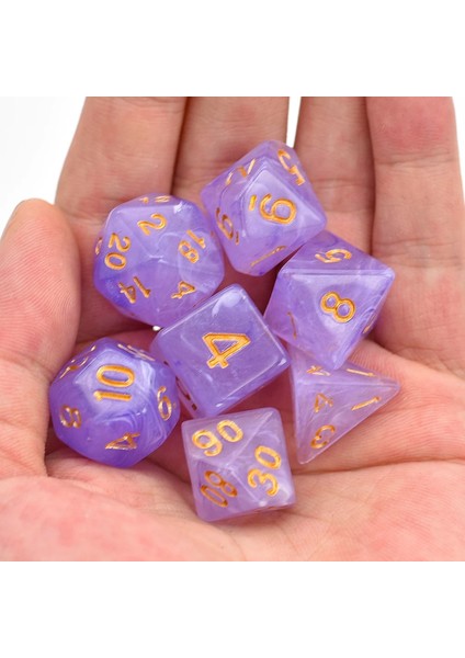 Et Mor Girdap Dnd Zar Seti D4~D20 Warhammer Dungeons And Dragons Için Çokyüzlü Zar Rol Oynama Masa Oyunu D&d Rpg Mtg (Yurt Dışından)