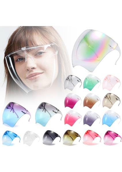 No.3 Tarzı Evrensel Açık Yüz Güneş Gözlükleri Vizör Şeffaf Gözlükler Plastik Hafif Güneş Gözlükleri Bisiklet Ekipmanları Büyük Boy Binme Gözlükleri (Yurt Dışından) modelleri