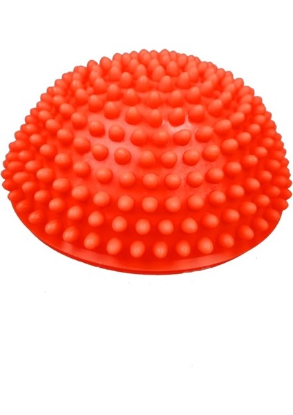 Turuncu Tarzı 16CM Yoga Topu Pvc Şişme Masaj Noktası Yarım Fit Top Denge Eğitmen Sabitleyici Spor Pilates Fitness Dengeleme Topu (Yurt Dışından)