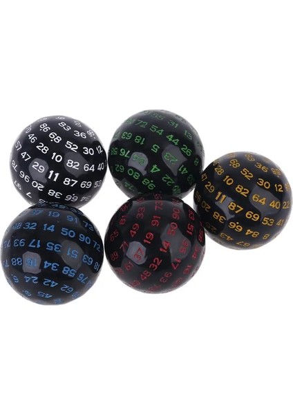 Y Tarzı Des Çokyüzlü Zar D100 Masa Tahtası Rol Oynama Oyunu Bar Kulüp Partisi Için Çok Taraflı Akrilik Zar (Yurt Dışından) fiyatları