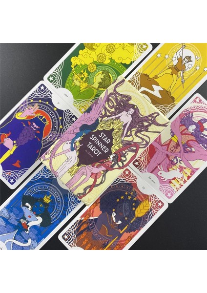 TT95 Tarzı Star Er Tarot Kartı Ingilizce Versiyonu Oracle Kehanet Kader Oyunu Güverte Masa Masa Oyunları Pdf Rehberi ile Oyun Kartı (Yurt Dışından)