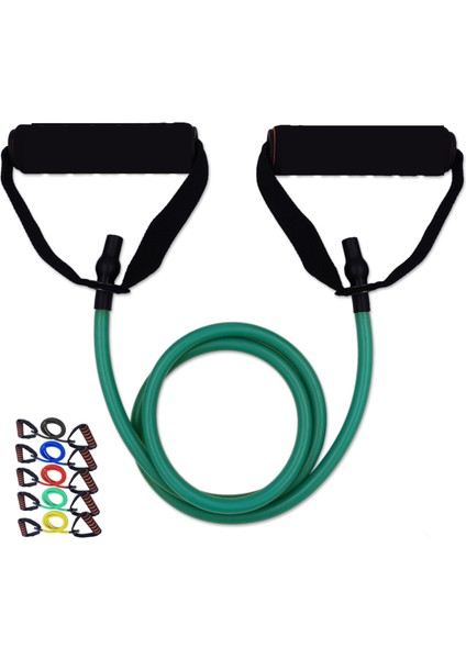 Sarı Stil Direnç Elastik Bantlar Tüp Egzersiz Fitness Yoga Pilates Kuvvet Eğitimi Ev Spor Salonu Egzersiz Ekipmanları Için Köpük Kulplu (Yurt Dışından) fiyatları