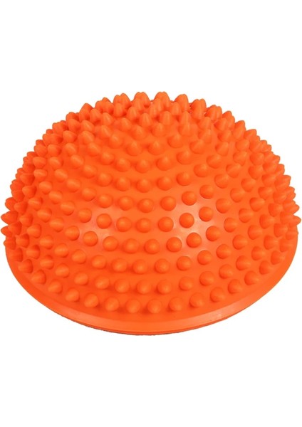 Turuncu Tarzı Yoga Half Ball Fitness Equipment Kids Elder Durian Massage Mat Exercise Balance Point Gym Yoga Pilates Ball Rubber (Yurt Dışından)