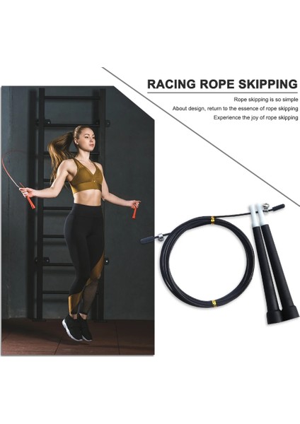 Bir Stil Rulman Ip Atlama Egzersizi Ağırlıklı Hızlı Hızlı Çelik Tel Atlama Ekipmanları Ev Spor Salonu Egzersiz ve Fitness Eğitimi (Yurt Dışından) fırsatları