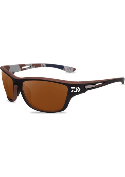 C14 Stili 2022 Daiwa Polarize Balıkçılık Güneş Gözlüğü Bisiklete Binme Erkek Sürüş Shades Erkek Güneş Gözlükleri Güneş Gözlüğü Kutusu ile Sert Gözlük Kılıfı (Yurt Dışından)