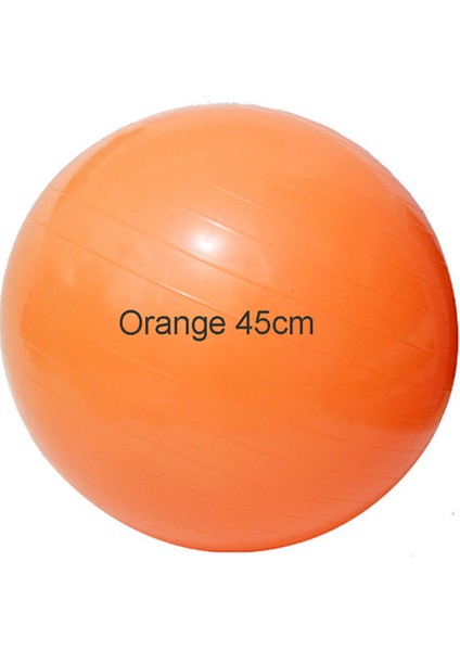 Turuncu 45CM Tarzı Şişme Pilates Topları Egzersizleri Yoga Fitness Topu cm Patlama Önleyici Pilates Ekipmanları Balance Fitball Spor Balonları (Yurt Dışından)