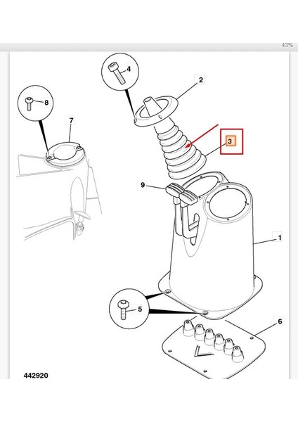 332/F1130/Y - Arka Levye Körüğü Y.m. 400/X5528 ( Jcb ) fiyatları