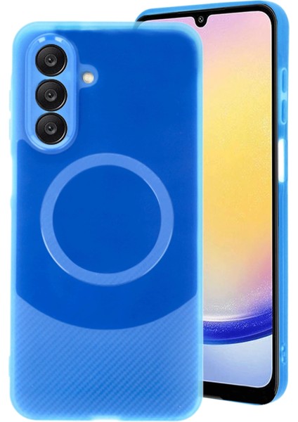 Samsung A16 5g Kılıf Maya Karbon Kapak - Lacivert Yktsn