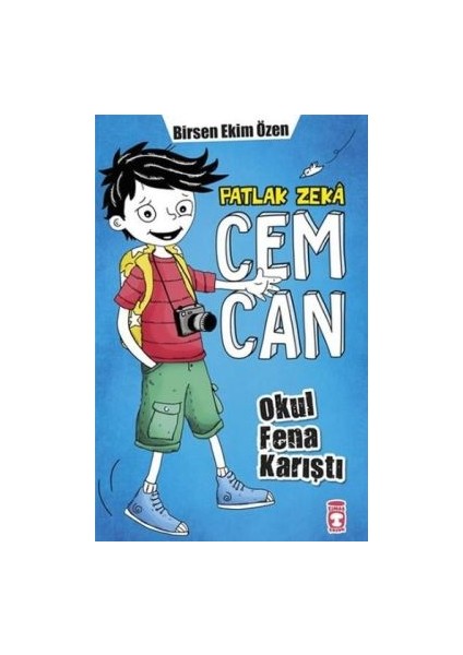 Patlak Zeka Cemcan - Okul Fena Karıştı (Fleksi Cilt)