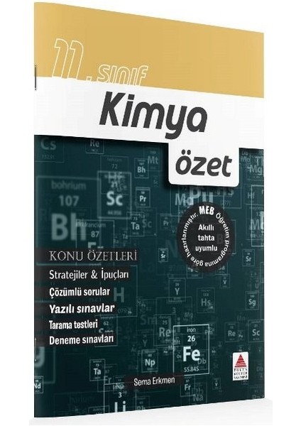 11. Sınıf Kimya Özet