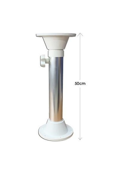 Masa Ayağı - Aşağı Yukarı Ayarlı Beyaz 50-75 cm