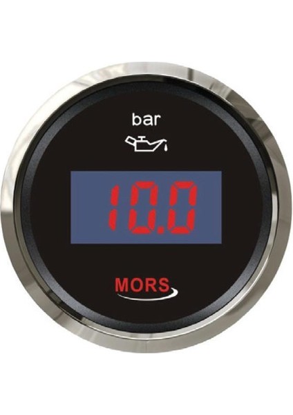 Dijital Yağ Göstergesi 5 Bar 12-24V Siyah
