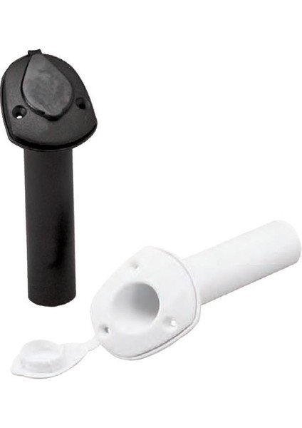 Rod Holder, W/ Cap, Plastic, Ø40MM, H.230MM, White