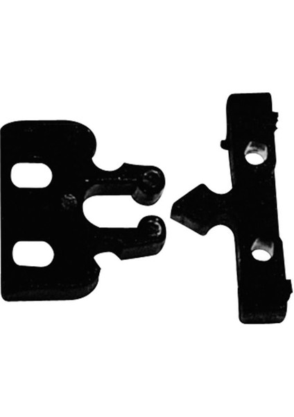Door Fastener, Plastic, 22X32, Black