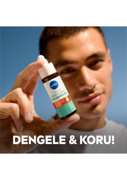 Men Erkek Tıraş Sonrası Balsam 100ML,DERMA Skin Clear Serum 30ML ve Tıraş Jeli 200ML