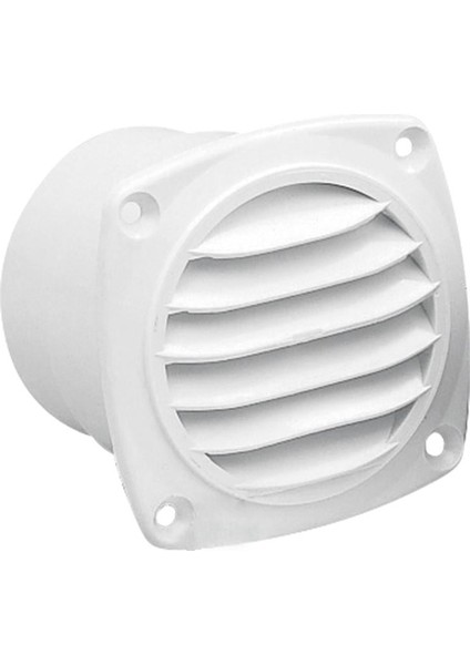 Ventilation Shaft Grilles W/gasket Ø65-70MM, White