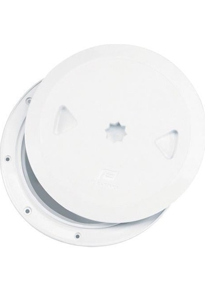 Kontrol Hatchi Yuvarlak, Beyaz, Ις Ø150MM, ISO12216