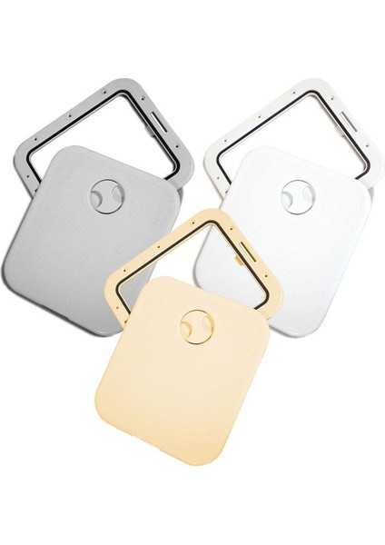 Endüstriyel Geçiş Hatchi Ayrılabilir Kapaklı, 316X360MM, Beyaz