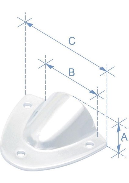 Havalandırma, Aısı 316, 11X27X42,2MM