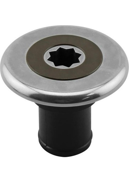 Ινοχ Dolum Ağzı Ø38MM, Kahverengi Kapaklı, Atık Su, Siyah Gövde