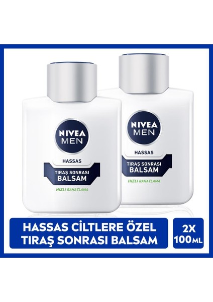 Men Erkek Hassas Cilt Tıraş Sonrası Balsam 100 ml x 2