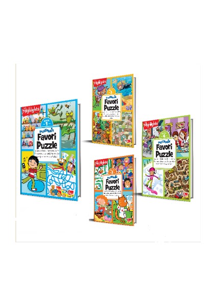 Highlights Puzzlemania Favori Puzzle 4'lü Set