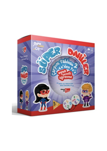 Süper Dahiler Çarpım Tablosu 2 (6x’den 9x’e)