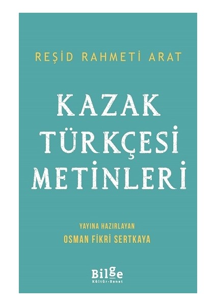 Kazak Türkçesi Metinleri