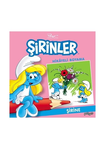 Şirine Hikayeli Boyama - Şirinler