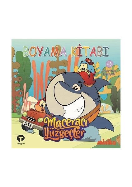 Boyama Kitabı - Maceracı Yüzgeçler 2 (Ciltli)