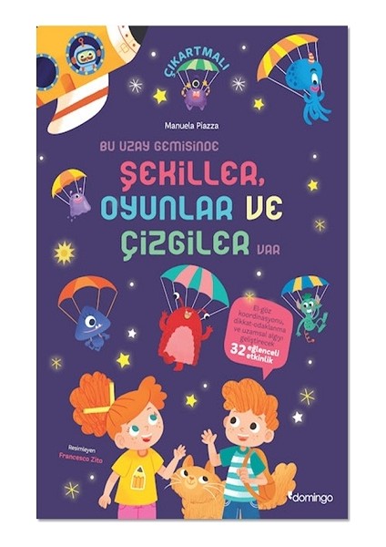 Bir Uzay Gemisinde Şekiller Oyunlar ve Çizgiler Var