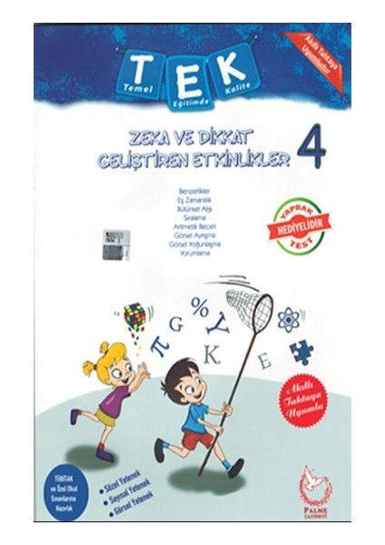 4. Sınıf Zeka ve Dikkat Geliştiren Etkinlikler