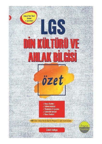 8.sınıf Lgs Din Kültürü ve Ahlak Bilgisi Özet Liselere Hazırlık