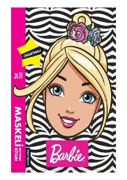 Barbie Maskeli Boyama Kitabı