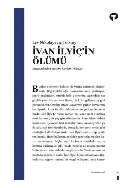 Ivan Ilyiç’in Ölümü