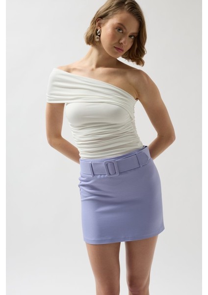 Fh Fashionhere Kemerli Mini Etek
