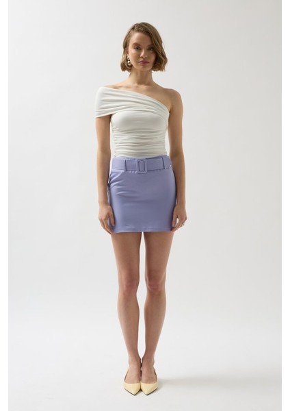 Fh Fashionhere Kemerli Mini Etek