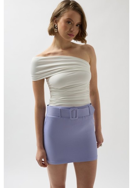 Fh Fashionhere Kemerli Mini Etek