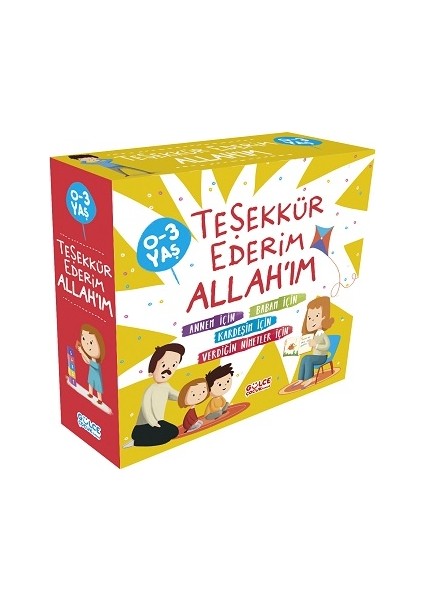 Teşekkür Ederim Allah'ım (4 Kitap Takım)