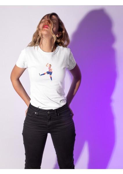 Antoine Griezmann Forma Sırt Futbol Baskılı Unisex Kısa Kollu Tişört T-Shirt modelleri