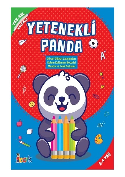 Yetenekli Panda - Yaz Sil (Kalemli)